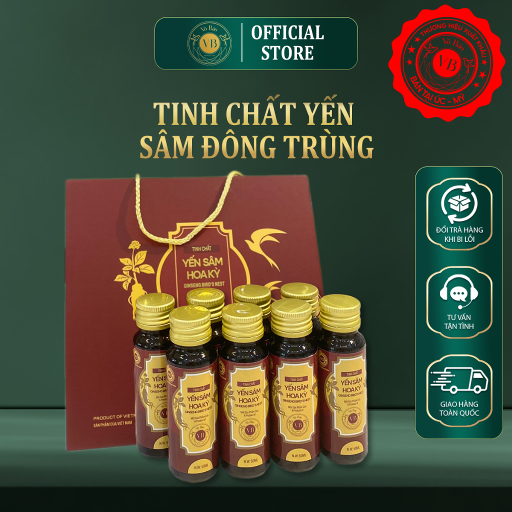 TINH CHẤT YẾN SÂM ĐÔNG TRÙNG