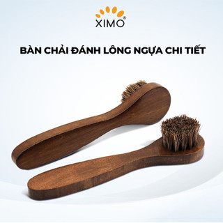 Bàn chải đánh giày làm bằng lông ngựa đánh kẽ chi tiết nhỏ XIMO (XBCDG15)