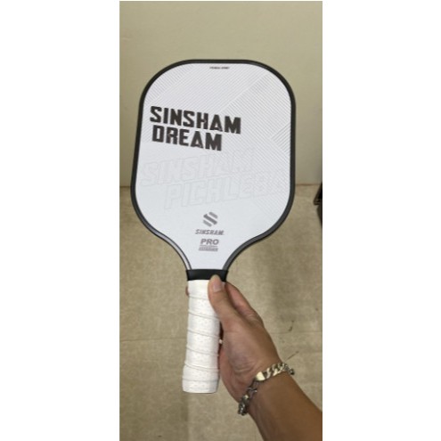 Vợt pickleball SINSHAM DREAM PRO sợi carbon sát lõi tổ ong kết hợp sợi thủy tinh bề mặt