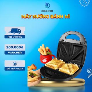 Máy Nướng Bánh Mì Máy Kẹp Làm Bánh Mì Nướng Nhanh Chín Đều Chống Dính Siêu Tiện Lợi