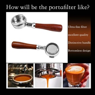Sẵn sàng trong kho / Tay cầm máy pha Cà Phê espresso 3 Tai Không Đáy 58mm Với Tay Cầm Bằng portafilter 51/58mm