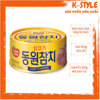 Cá ngừ đóng hộp dongwon cá ngừ cay, cá ngừ trắng 100g 150g 동원 참치