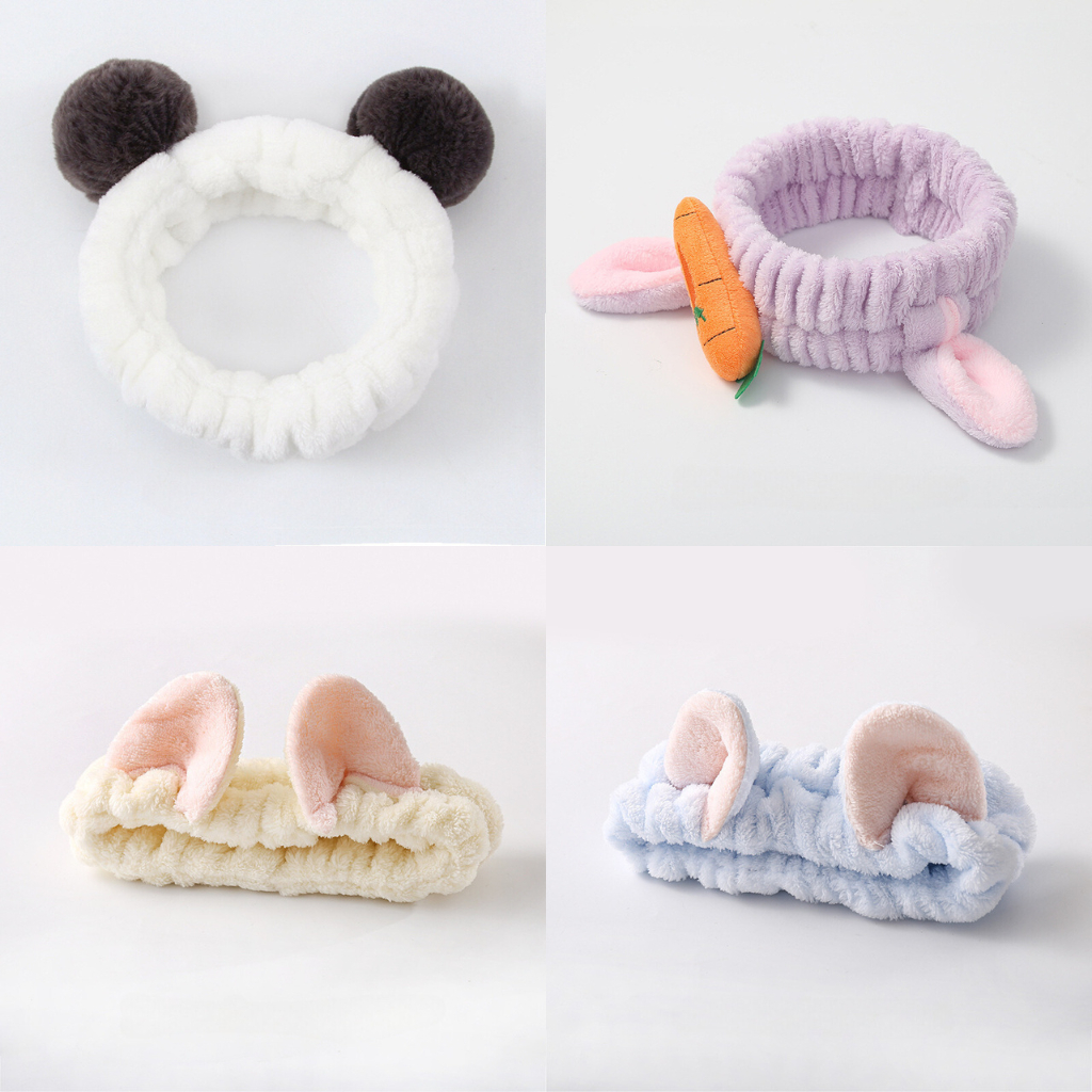 Băng Đô Rửa Mặt/ Skincare Dễ Thương, Tiện Lợi Cho Cả Nam Và Nữ