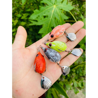 Nhái hơi f35 NVĐ lưỡi độ thủ công, chì đúc (3.5cm) lure fishing