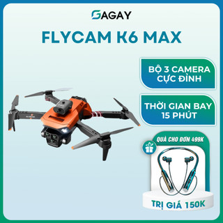 Flycam mini K6 Máy bay điều khiển từ xa 3 camera Flycam giá rẻ GAGAY