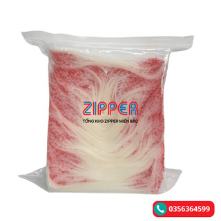 1KG Túi Zip Chỉ Đỏ Số 3-4-5 Hàng Chuẩn Loại 1, Dày Dặn, Zip Chắc Chắn, Đủ Size