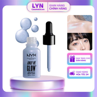 Kem bắt sáng Nyx Face & Body Liquid Highlighter Away We Glow Liquid Booster - #AWBLG01Highlighter Liquid Glow