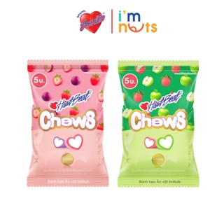 Kẹo dẻo nhân kem sữa chua Hartbeat Chews Thái Lan vị trái cây gói lẻ