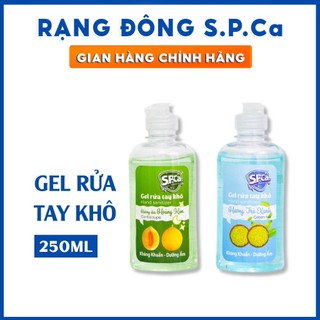 Gel rửa tay khô diệt khuẩn spca 250ml giúp làm sạch nhanh, dưỡng ẩm không gây khô hại da tay