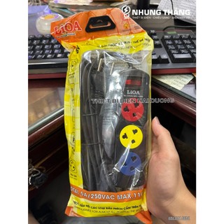 Ổ cắm điện LIOA 3TSN3.2.3 - 3TSN5.2.5 ổ cắm công suất 1100W 3m/5m