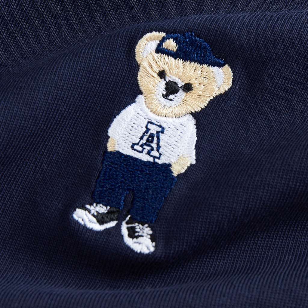 Áo Polo Form Rộng Amee Bear Thêu Logo Phối Bo/ Cotton 100% | BigBuy360 - bigbuy360.vn