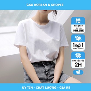 Áo phông trơn cho nam nữ 100% cotton mềm, mát, không nhăn