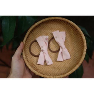 RUỘNG HOA-CỘT TÓC NƠ THỦ CÔNG