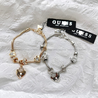 Vòng tay Charm Guess vợt sale siêu rẻ (màu silver)