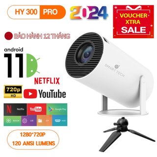  Máy chiếu mini HY320 / HY300 PRO/ HY320 Mini Full HD android 11.0 độ sáng 300 ANSI lumens