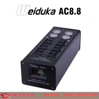 Bộ lọc nguồn điện cho dàn âm thanh weiduka ac8.8 pro - bảo vệ dàn âm thanh nhà bạn