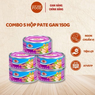 Combo 5 hộp pate gan tím halong canfoco loại 150g