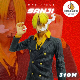 Mô hình Sanji chân lửa 31cm, figure One Piece, quà tặng Sưu tầm, trang trí PC, bàn làm việc (phụ kiện Hoàng Long)
