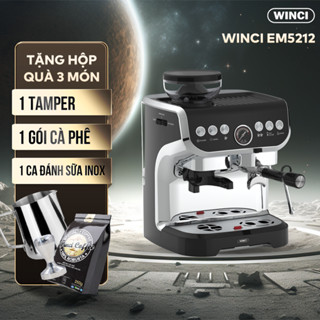 Máy Xay và Pha Cà Phê Espresso, Capuchino, Latte Winci EM5212, Máy pha chuyên nghiệp, Bảo hành 24 tháng