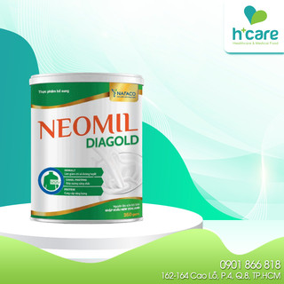 Sữa bột cho người Tiểu Đường Nafaco Neomil Diagold 350g ổn định đường huyết & phòng ngừa biến chứng