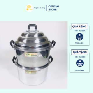 Chõ Hấp Xôi, Chỏ Hấp Nhôm, Đồ Xôi Nhôm Hoàn Cầu Mta-Mart (Đủ Size)