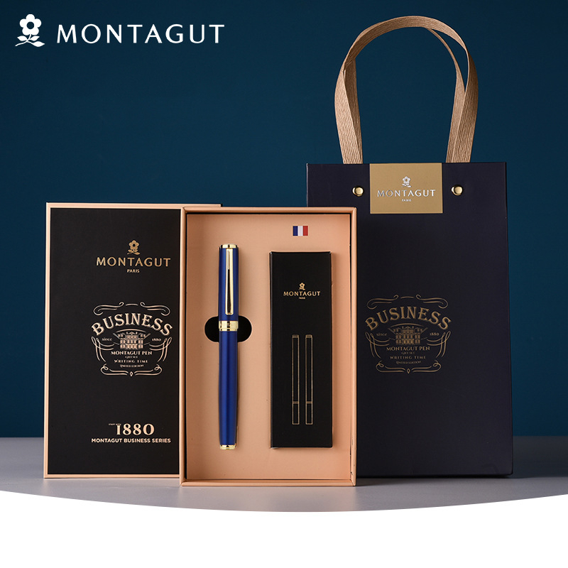 Bút ký Montagut cao cấp, BÚT KÝ KHẮC TÊN MIỄN PHÍ THEO YÊU CẦU KHẮC LOGO - FULL BOX