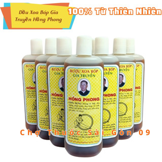 Combo 10 Dầu Xoa Bóp Hồng Phong 100ml Có Sđt - Giảm Nhức Mỏi