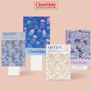 Vở Classmate B5 Vở Kẻ Ngang 72/80/120 Trang Bìa Vở Cán Vân Chống Nước Dòng Kẻ 2 Màu Chống Lóa, 58-60gsm Thiết Kế Pattern