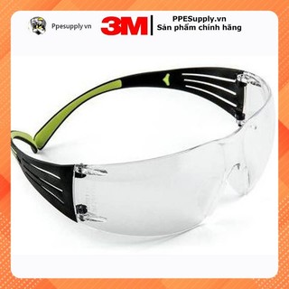 Kính bảo hộ 3M SF401AF kính chống bụi, chống tia UV chống đọng sương chống trầy xước (màu trắng)