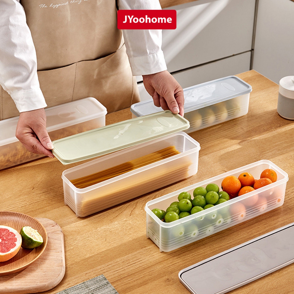 Hộp Nhựa Đựng Thực Phẩm Đồ Ăn JYoohome Hộp Bảo Quản Rau Củ Quả Tủ Lạnh Có Nắp An Toàn Cho Sức Khỏe