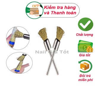 Chổi vệ sinh đầu mài móng không gỉ, chổi vệ sinh đầu mài chuyên dụng cho dân làm nail