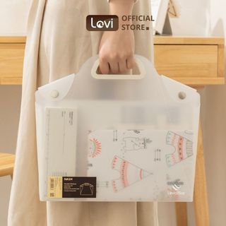 Cặp đựng tài liệu 1 ngăn LoviOffice N216 cao cấp đựng giấy kiểm tra, lưu trữ giấy tờ, hợp đồng