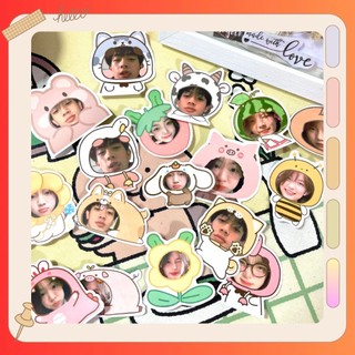 Sticker chibi, in ảnh ghép mặt theo yêu cầu, ảnh bo viền