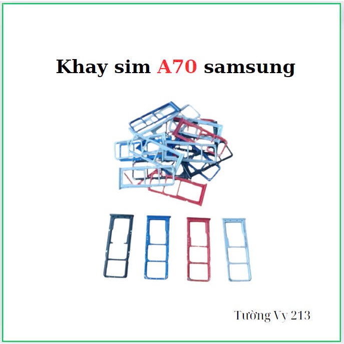 Khay sim samsung A70, thay thế