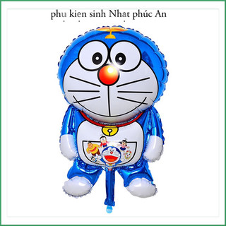 Bóng kiếng nhôm Doremon trang trí sinh nhật, bóng bay hoạt hình chủ đề Doraemon 70cm