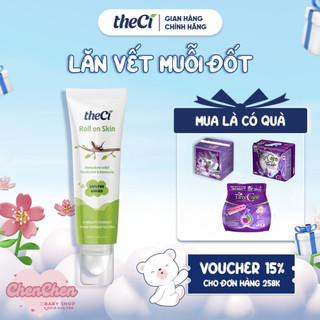 Tuýt lăn Muỗi Đốt TheCi Cho Bé Roll on Skin Chiết Xuất 5 loại tinh dầu chống muỗi cho gia đình 8ml- ChenChen
