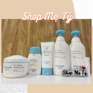 (TỔNG HỢP GOONGBE) Sữa tắm gội và kem dưỡng da, kem chống nắng, face lotion, body lotion Goongbe cho bé sơ sinh 0M+