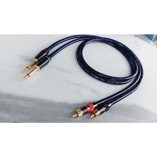 Dây av ra 6 ly mono diy hiệu liton 4 lõi - dây tín hiệu âm thanh jack av hoa sen và 6 ly thẳng