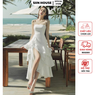 Đầm 2 Dây Cup Ngực Phối Bèo - Yuliet Dress