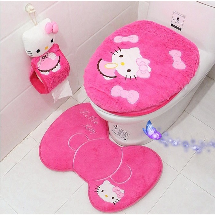 🌸BỌC NẮP BỒN CẦU 🎀 KITTY HOUSE