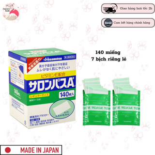 Miếng dán giảm đau Salonpas Nhật Bản Hisamitsu 140 miếng Date xa