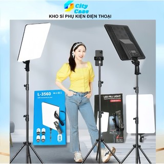 Đèn LED chữ nhật CITYCASE hỗ trợ Studio chụp ảnh livestream và quay video chuyên nghiệp camera M777 19inch L3560 24 inch