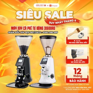 Máy xay cà phê, máy xay cafe JX600AD tự động định lượng - Hỗ trợ đếm số ly tiện lợi - Bảo hành 12 tháng