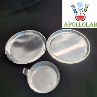 Combo 10 đĩa cân nhôm sấy ẩm phi 60mm, 100mm cao cấp thí nghiệm