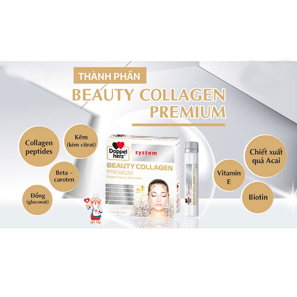 Beauty Collagen 30 ống cho phụ nữ trên 18 tuổi Nhập Khâu từ Đức | Cây Rơm Cosmetics