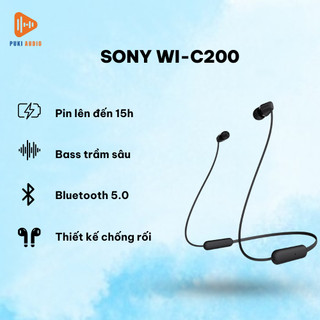 Tai nghe Bluetooth Sony WI-C200 chính hãng