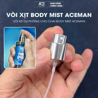 Vòi xịt Body mist nước hoa nam ACEMAN dự phòng thay thế khi chai body mist bị lỗi hỏng vòi xịt
