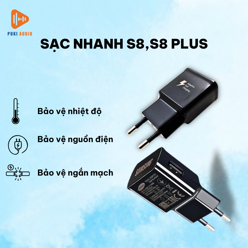 CỦ SẠC NHANH SAMSUNG S8, S8 PLUS