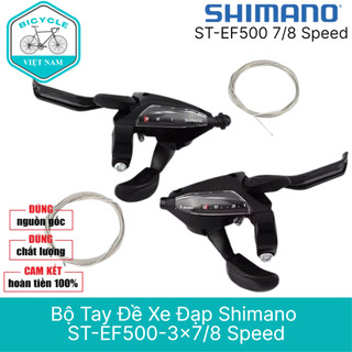 Cặp tay đề xe đạp shimano st-ef500-3x7/8 speed - hàng chính hãng