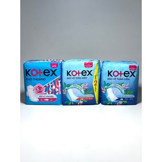 Băng vệ sinh Kotex khô thoáng Maxi có cánh/ không cánh 8 miếng
